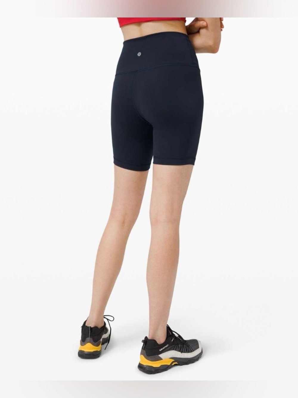 2020 Lululemon Wunder Train High-Rise Short 6” True Navy Everlux Size 10 - Picture 2 of 8